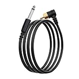TATELF Kabel zaciskowy do tatuażu RCA, 1,8 m profesjonalny kabel zasilający do maszyny obrotowej 2 opakowania