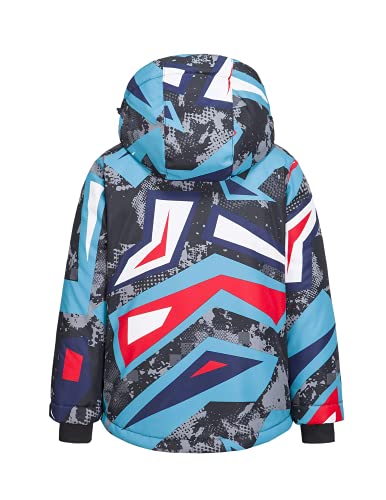 WOWULOVELY Big Boy's 2-Piece Colorblock Snow Pants and Jacket Snowsuit Ski Suit3