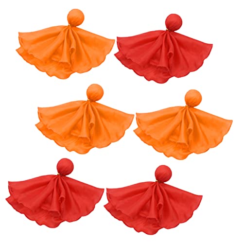 GOOHOCHY 6pcs Sports Penalty Flags Football Tossing Flags Small Penalty Referee Bright Yellow for Football Gear