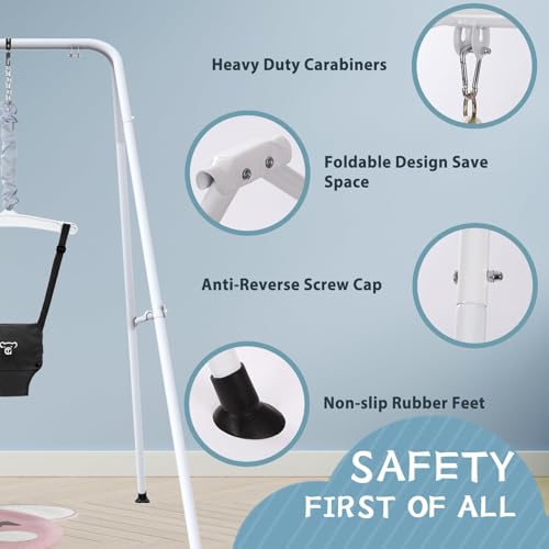 image for G TALECO GEAR Baby Jumper with Stand,Baby Bouncer,Easy Set-Up,Baby Exe