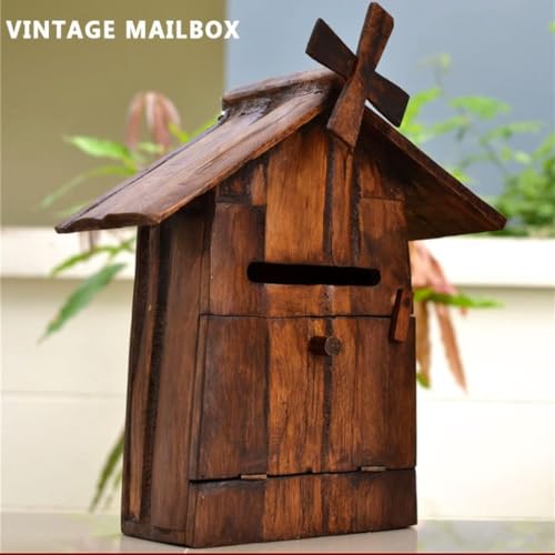 Email de Porte d'entrée Intérieure Extérieure Moulin à Vent Vintage Artisanal - 4