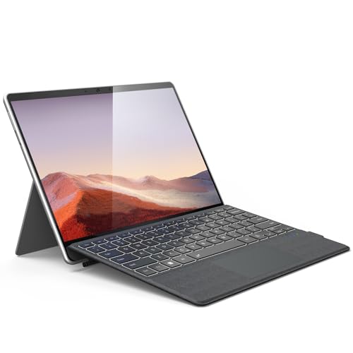 Surface Pro 7 バーガンディ色キーボード、充電器付き 256GB Amazon.co