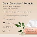 Honest Beauty Fragrance Free Cleansing Makeup Remover Facial Wipes | Plant Based, Hypoallergenic, Gentle for Sensitive Skin | 90 Count - Image 5