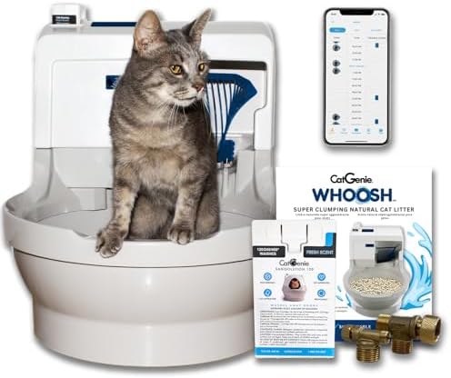 CatGenie Whoosh Self-Cleaning Cat Litter Box-New — texture and fabric close-up