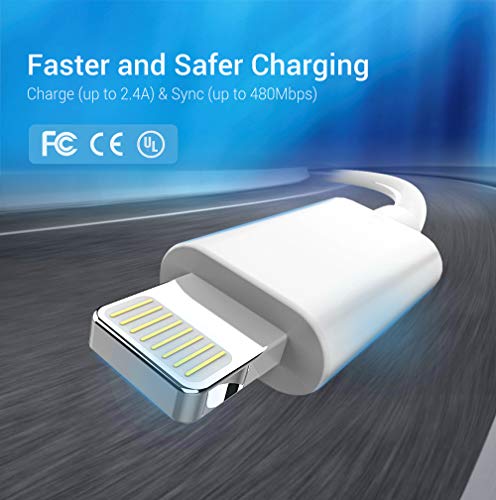 Image of Marchpower Lightning Cable 3FT, iPhone Cable 3FT MFi Certified, 3Pack iPhone Charging Cable Charger Cord for iPhone 14 Plus 13 12 11 Pro Max Mini XR Xs X 8Plus 7Plus 6S 6 5S iPad Pro Air iPod - White