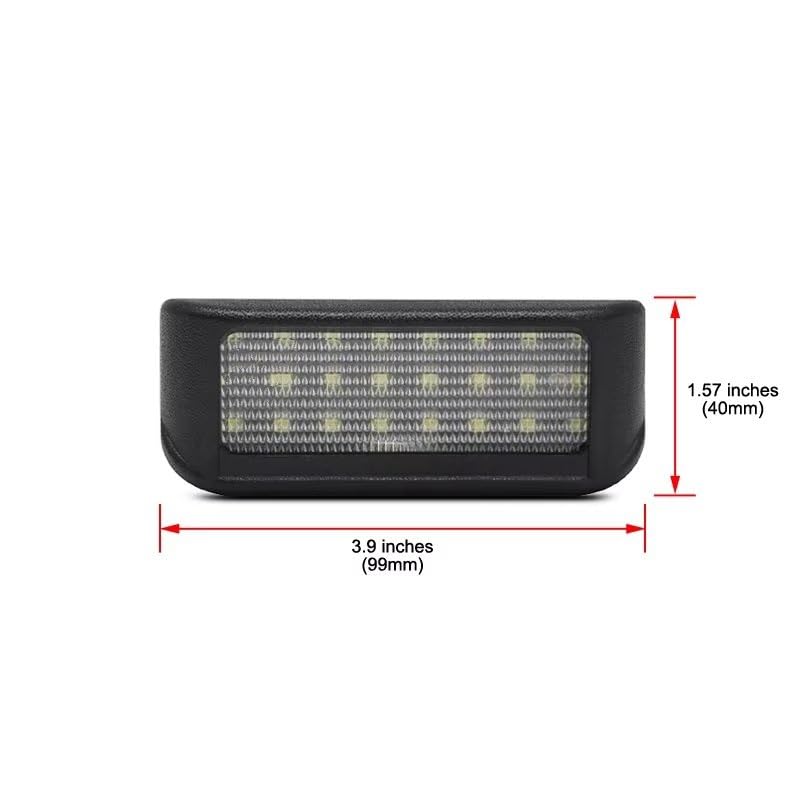 Luces matrícula para Citroën Berlingo II idóneas para renovar ópticas opacas 4