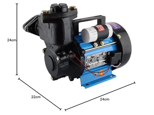 Image of Laxmi 0.5 HP Self Priming Monobloc Motorized Metal Water Pump (Blue and Black)