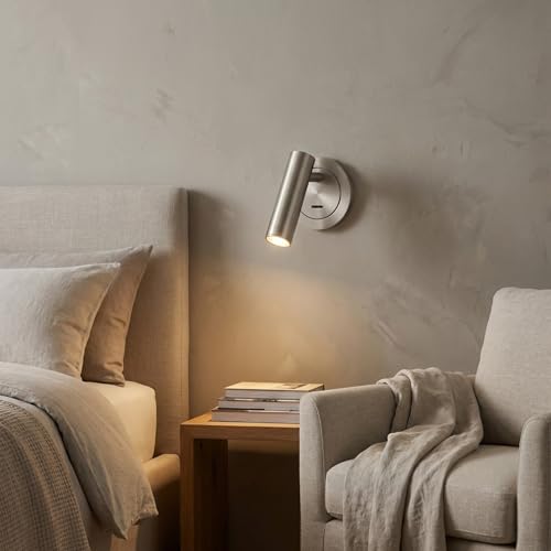 Aplique de pared LED orientable de 2700K para dormitorio y hostelería 6