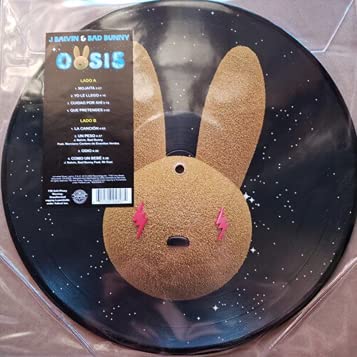 J Balvin Bad Bunny - Oasis LIMITED EDITION PICTURE Vinyl