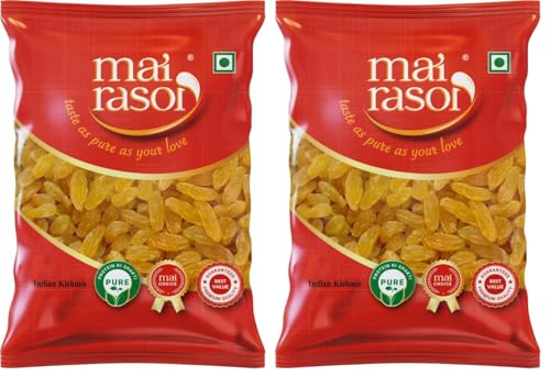 Image of MAI RASOI Indian Regular Special Raisins Kismis 1 Kg (Pack of 2)