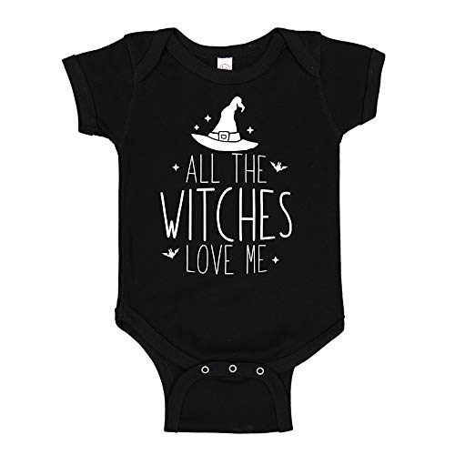 All The Witches Love Me Baby Bodysuit or Toddler T-Shirt for Halloween