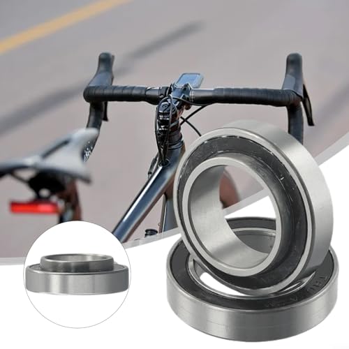 Fahrrad Steuersatzlager, 2 Stück Fahrrad-Tretlager MR22237 & MR2437H8-2RS Lager für SRAM für GXP Stahlring Fahrrad Kopfhörer Abgedichtete Lager Für Mountain Road Bikes