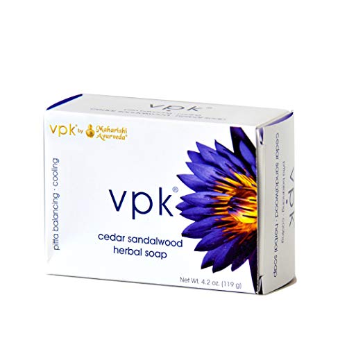 Maharishi Ayurveda - Vpk Cedar Sandalwood Herbal Soap Bar | Pitta Balancing & Cooling Ayurvedic Soap For Normal To Sensitive Skin | Aromatherapy With Cedar Sandalwood & Waterlily (4.2Oz - 119G) #TOP5