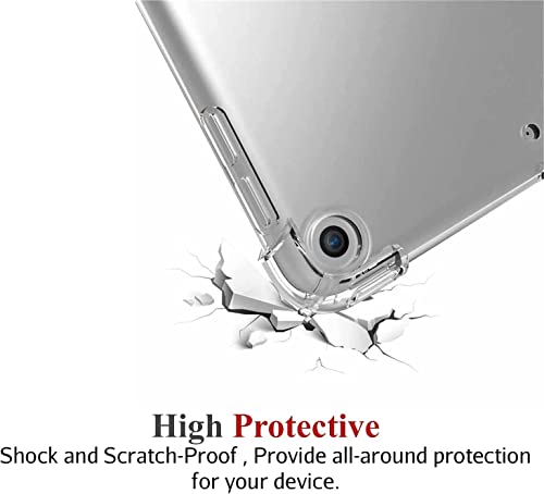 Apple iPad 9.7" 2017/2018/Air 1/Air 2 9.7'' Case, Transparent Slim Silicone Soft TPU Table Case Shock Absorption - Image 3