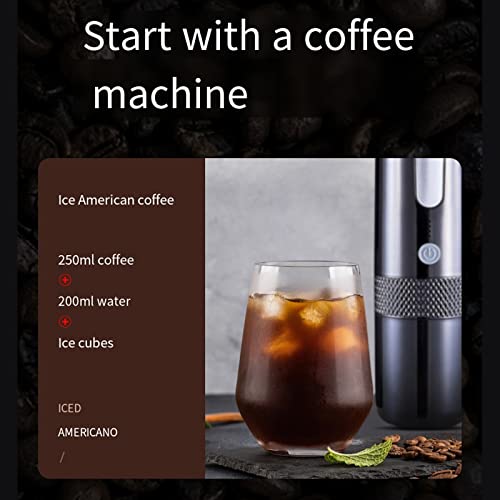 Llinthy Macchina Da Caffè Multifunzionale Macchina Da Caffè Portatile Macchina Da Viaggio Ricarica Usb Per Auto Esterna Auto Casa Espresso Elettrico Ad Alta Pressione Portatile Ricaricabile - 3