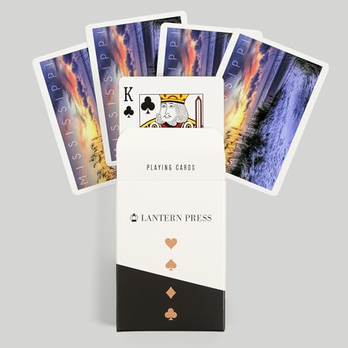 Baraja de 52 cartas tamaño póker Mississippi Sunrise miniatura 6