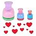 TECH-P Creative Life Large 2- Inch Multi-Pattern Hand Press Paper Craft Punch for Making Colorful Paper Garland Hearts Hanging Decoration Arts Crafts Cards DIY Scrapbooking Engraving -Heart
