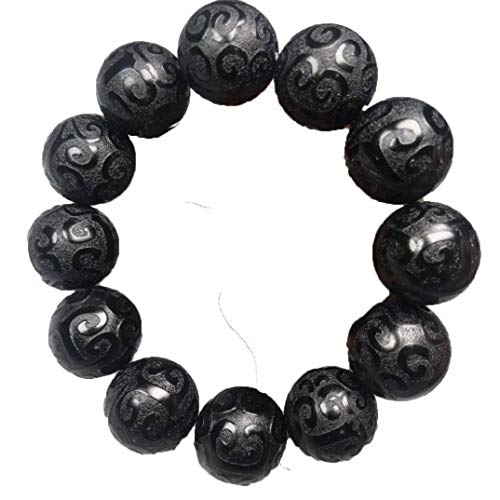 Bracelet en agate noire naturelle style urbain et quotidien chic