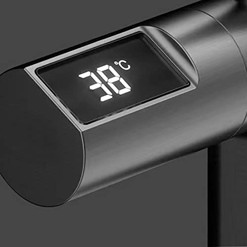 Robinet de lavabo à affichage numérique eau chaude eau froide avec mitigeur pivotant