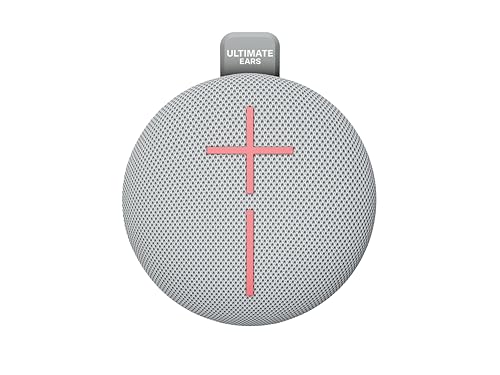 Ultimate Ears Miniroll Altoparlante Bluetooth impermeabile ultraportatile, bassi potenti, resistente alla polvere IP67, raggio d’azione di 40 m - Revive Grey
