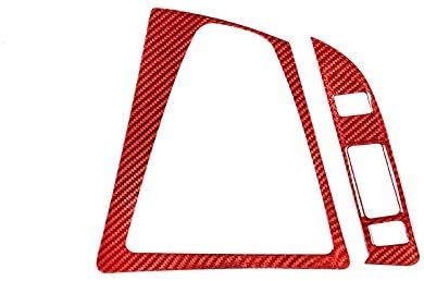 Miniatura 3 de YIWANG Consola central de coche de fibra de carbono real, marco de cambio de marchas, 2 piezas para BMW M3 M4 F80 F82 F83 2014-2018 conducción a la