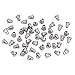 Pandahall 20pcs Earrings Findings Earring Safety Backs Original Color 304 Surgical Stainless Steel Earnuts (6.5x5mm)