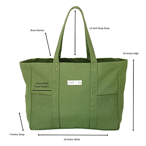 Extra Large Canvas Tote Bag - Image 4