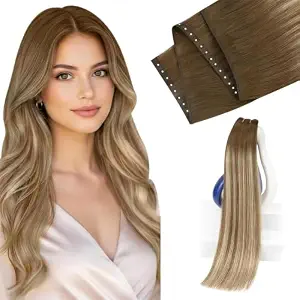  Butterfly Weft  Extensions Human  16 Inch 80G
