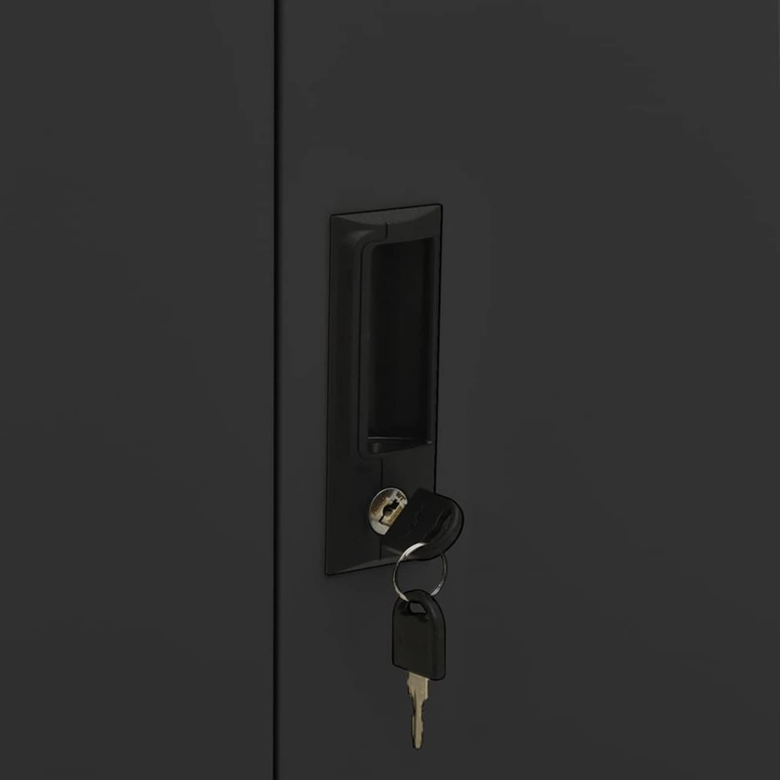 Homgoday Armadio per Ufficio Antracite 90x40x102 cm in Acciaio, Armadietto Armadio Ripostio, Ripiani per Armadio Armadietto Interno, Mobili da Giardino,Portascope per Bagno Interno Casa