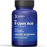 GeroNova Research R-Lipoic Acid 300mg 60 Capsules - Stabilized R-Alpha Lipoic Acid With Superior Bio
