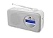 Produktbild Dual DAB 84 Portables Digitalradio (DAB(+)/UKW-Radio, Senderspeicherfunktion, LCD-Display, Kopfhöreranschluss) Weiß