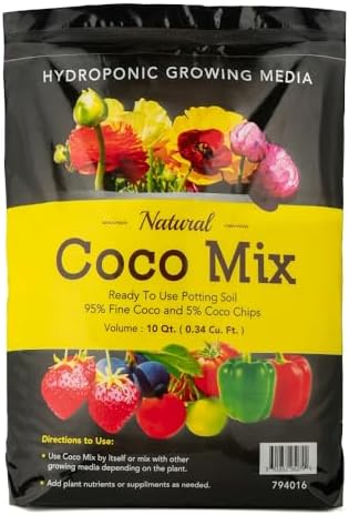 Potting Soil Mix 10 Quarts Envelor Indoor Plants Soil for Outdoor...
