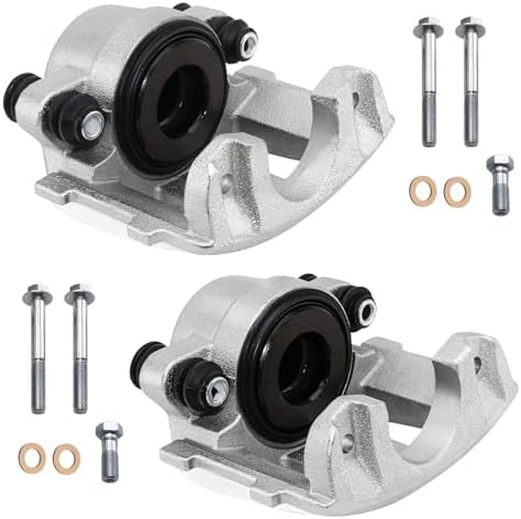 Front Brake Calipers Without Bracket 184339&184340 Replace for Jeep TJ 1997-2006, Wrangler 1990-2006, Cherokee 1990-2001, Grand Cherokee 1993-1998, Comanche 1990-1992, Wagoneer 1990
