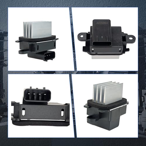 Image of AITKEN HVAC Blower Motor Resistor Compatible with Ford F150 2009-2014, Explorer Expedition Escape Mustang Taurus MKS MKT Navigator (9L3Z-19E624-A, Without Connector Harness)