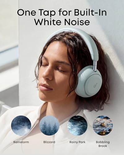 Image of Soundcore Anker Space 2 Bluetooth 6.1 Over-Ear Headphones, Travel-Ready | Active Noise Cancelling, 50H Playtime, LDAC Hi-Res, Dual Connection, Clear Calls, Nap Mode, Wearing Detection, Fast Charging