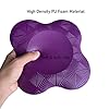 Zealtop Yoga Knee Pad Cushion Extra Thick for Knees Elbows Wrist Hands Head Foam Yoga pilates work out kneeling pad (Purple 2packs)