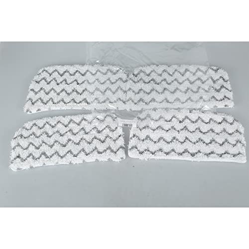 Txkrhwa 4Pcs Steam Mop Replacement Pad Reusable Stem Mop Pad Microfiber Washable Replacement Pad Soft Steam Cleaner Pad Compatible with Shark Steam Mop S1000 S1000A S1000C S1000WM S1001C