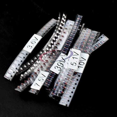 Total 280Pcs 14 Kinds each 20Pcs ZMM SMD Regulator Zener Diode Package 3V-39V LL34 1206