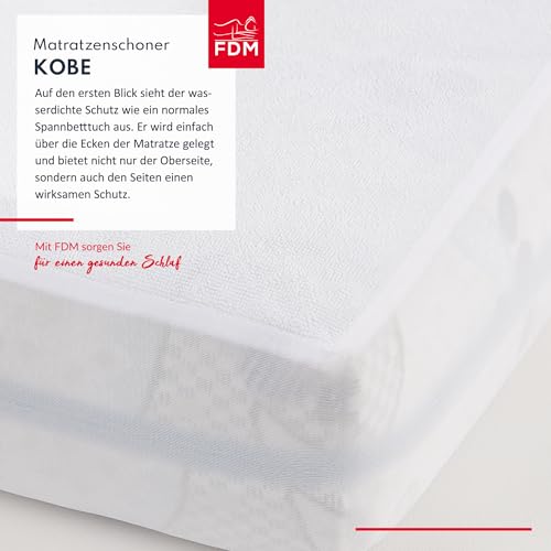 Protector de colchón impermeable transpirable FDM Kobe para noches sin accidentes 5