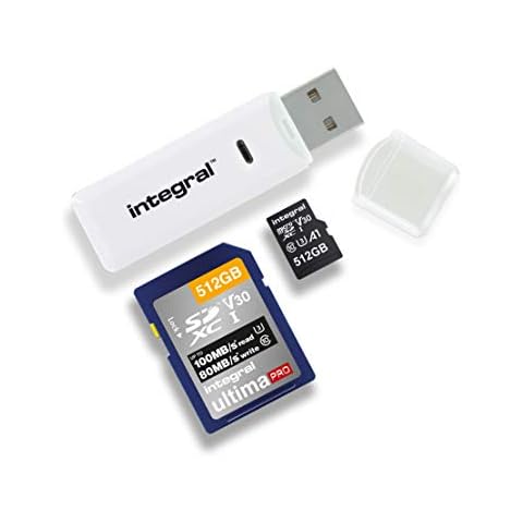 Integral Dual-Slot Micro SD & SD USB2.0 Memory Card Reader Adapter - Plug & Play, Works with PC & Mac and Compatible with SDXC, SDHC, SD, microSDXC, microSDHC, microSDXC, MMC & MMCplus Cover
