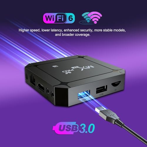 Smart Box Android TV MXQ Pro 5G fluide et sans bug pour vos vidéos 4K - 6