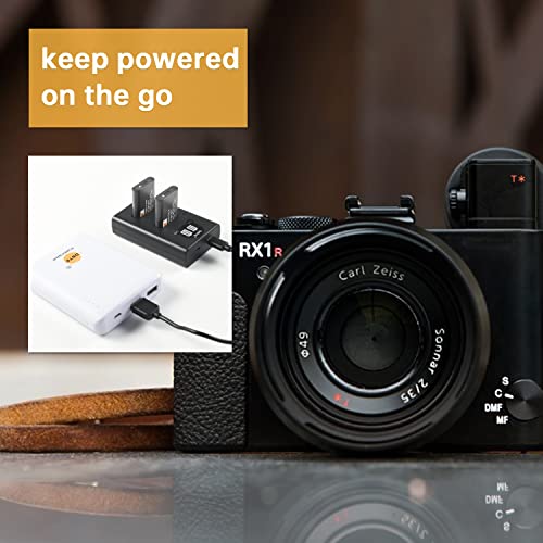 Baterías NP-BX1 con cargador LED inteligente para evitar cortes de energía en Sony RX100 M8 7