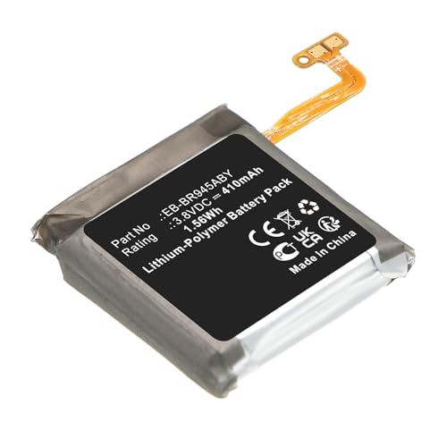 Synergy Digital Smartwatch Battery, Compatible with Samsung Galaxy Watch 6 44mm Smartwatch, (Li-Pol, 3.8V, 410mAh) Ultra High Capacity, Replacement for Samsung EB-BR945ABY Battery