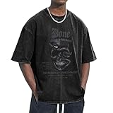 Youth & Adult T-Shirt Round Neck Short-Sleeve Bone Thugs Rock-N-Musi Harmony Band T-Shirts, Oversized Lightweight Cotton Tees Tops Shirt for Mens, Athletic Streetwear Custom Tees Tops X-Large