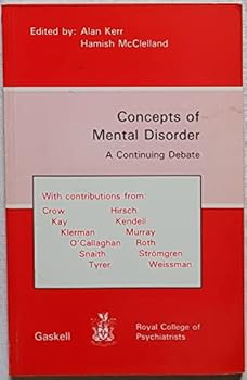 Paperback Concepts of Mental Disorder Book