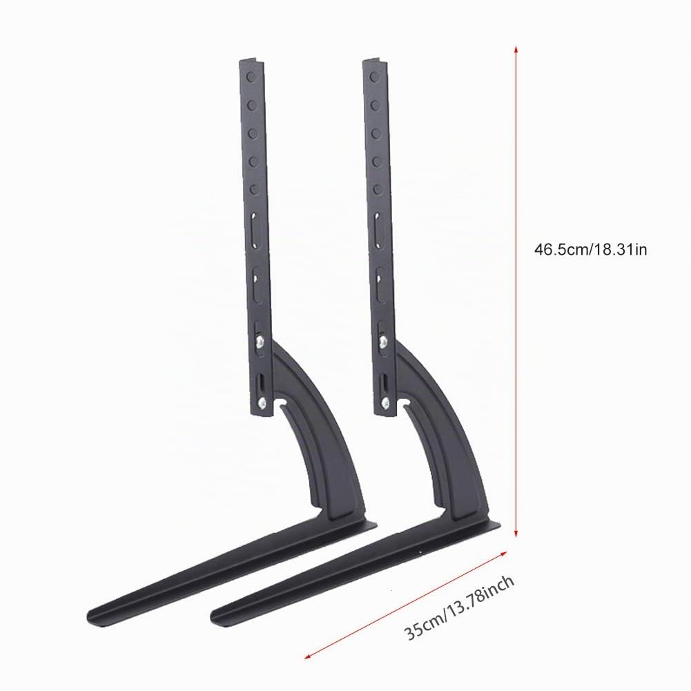 Dioche Supporto da Tavolo per TV LCD LED, Universale per Monitor da 14”-42” e 32”-70”, Nero