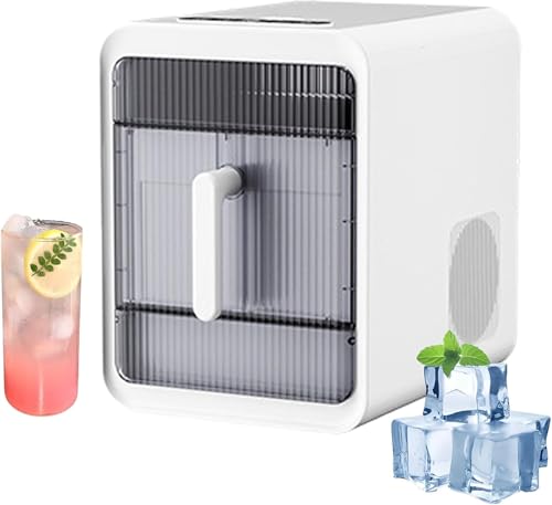 Fabricadora de hielo portátil autolimpiante 12 cubos 10 min miniatura 1