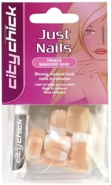 City Chick Just Artificial Nails French Manicure Bare