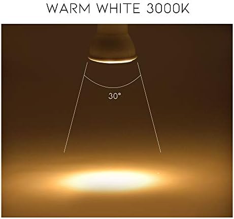 Bonlux MR11 3W GU10 LED Bulb Small Mini GU10 Light Bulb 35mm 25W 35W Halogen Replacement Warm White 3000K 30° Beam Angle Spotlight(Non-dimmable,6-Pack)