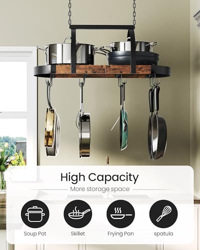 Choezon TPR08BF Hanging Pot Rack, Pot Hanger thumb #4